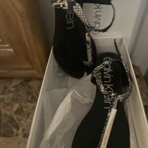 Calvin Klein Black Sandals